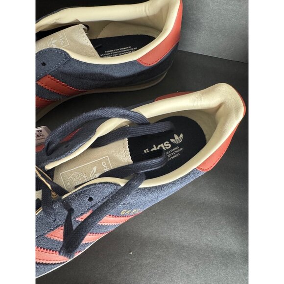 NEW Adidas Gazelle Indoor Sneaker Legend Ink Preloved Ruby White Men's US 12 - Picture 5 of 8